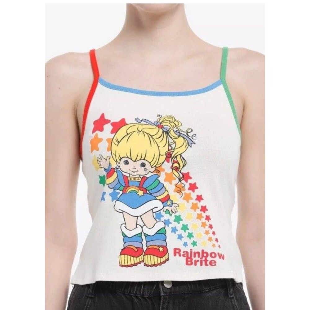 Hot Topic Rainbow Brite Sleeveless Tank Top 100% Cotton Small